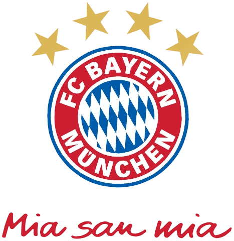 FC Bayern München logo (4 Stars, Mia san mia)