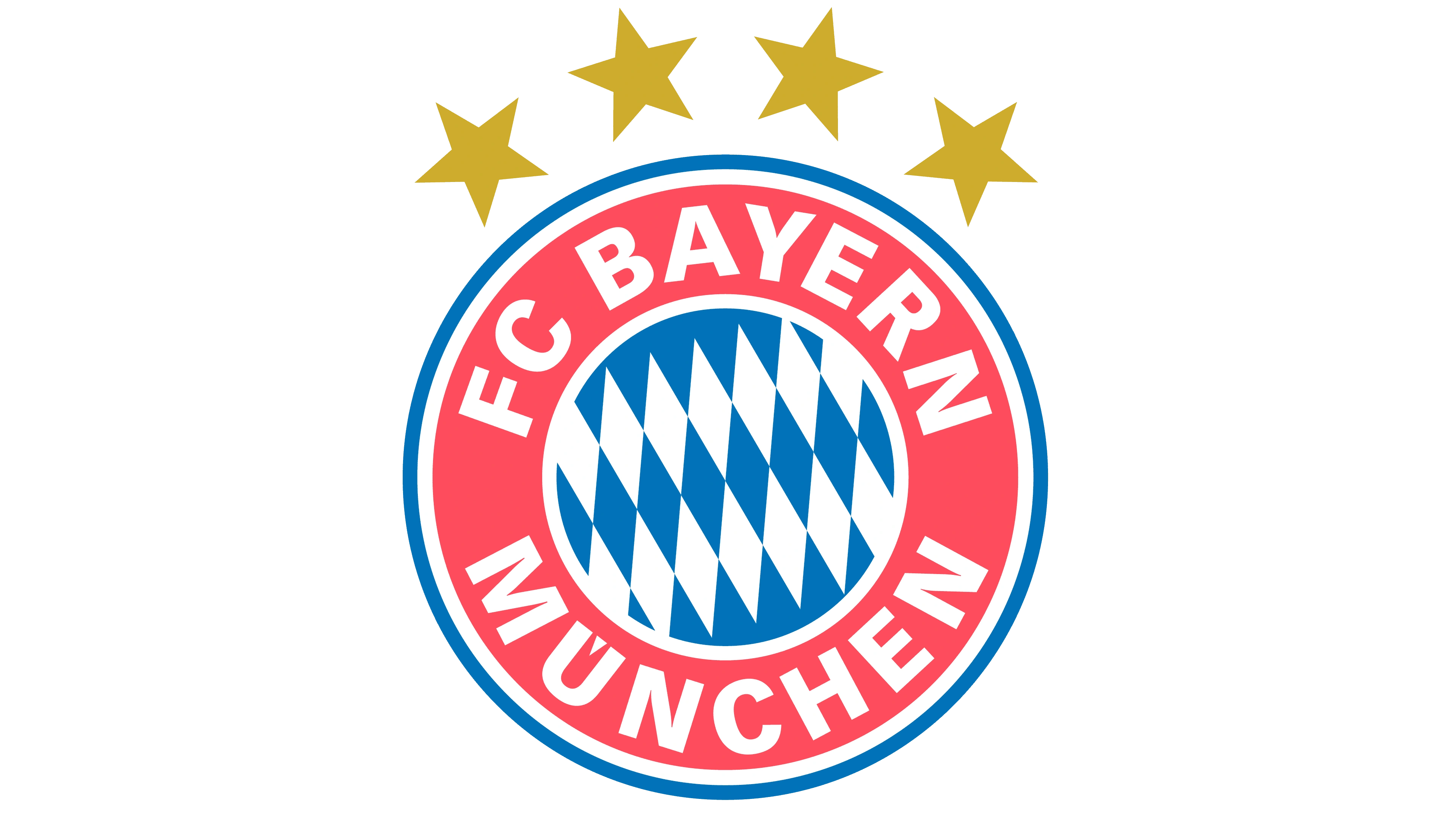 FC Bayern München logo (four stars, until 2017)