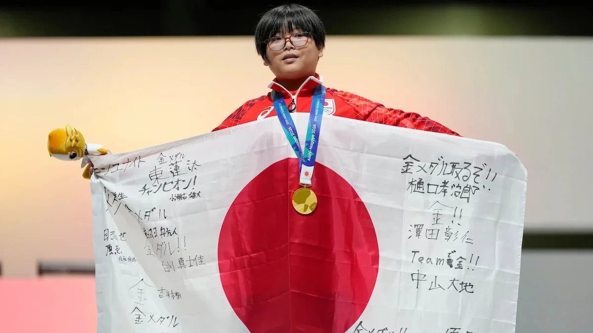 Picture showing Yuki Kurihara in Asian Games 2026.