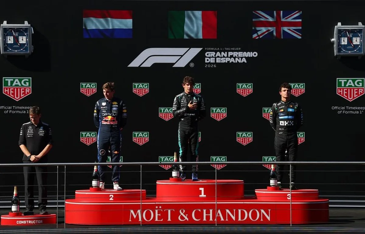 Kimi Antonelli, Mercedes, Max Verstappen, Red Bull Racing, Lando Norris, McLaren