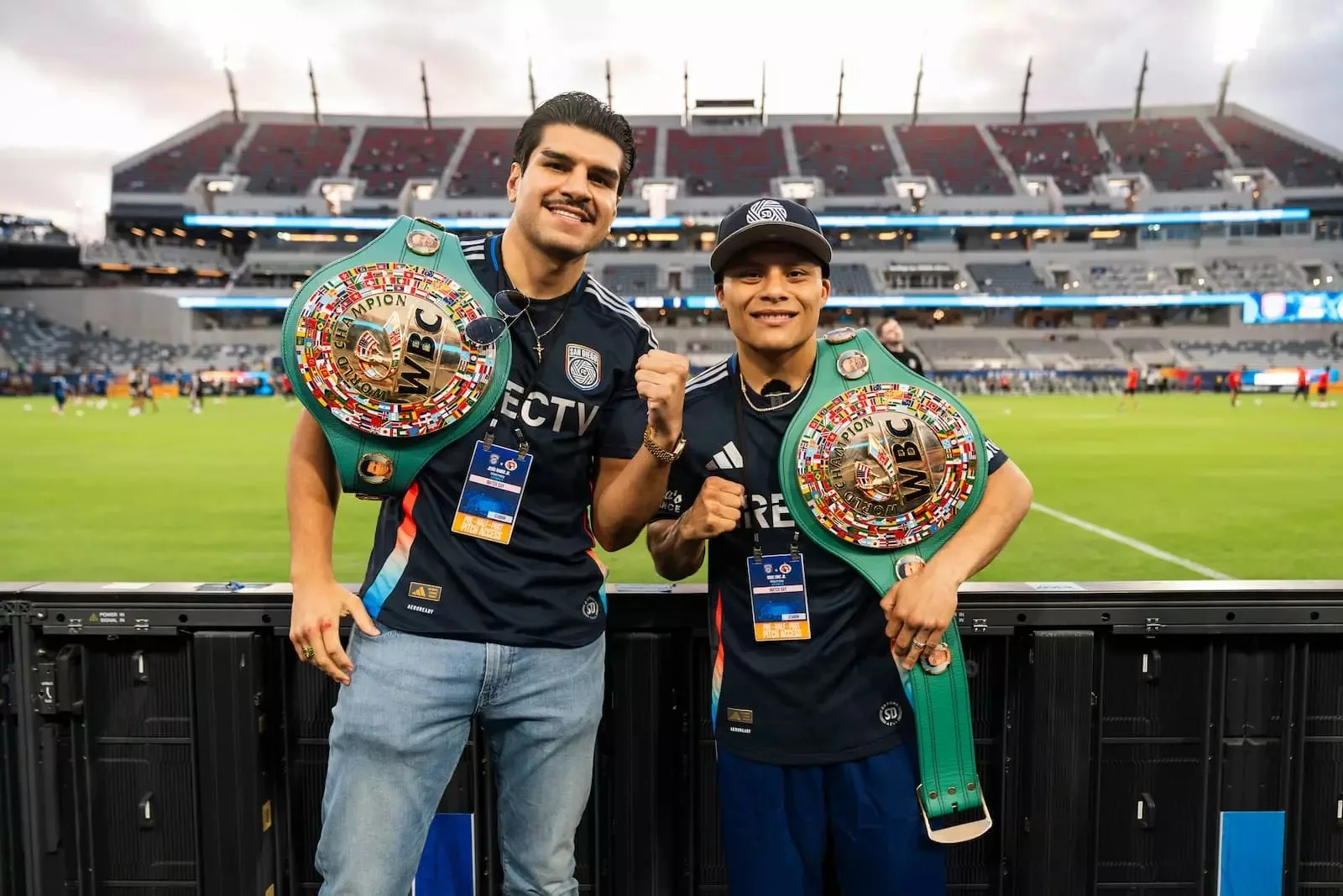Jesus Ramos and Isaac Cruz at Snapdragon Stadium Jesus Ramos and Isaac Cruz at Snapdragon Stadium in San Diego