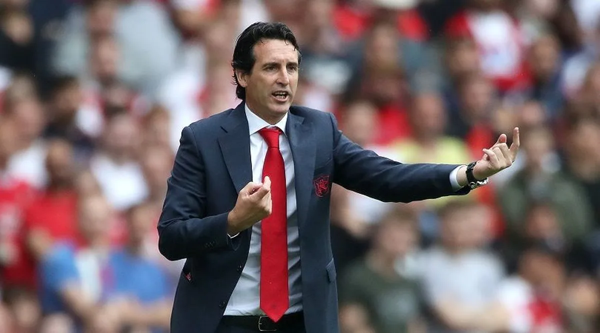 Unai Emery while at Arsenal