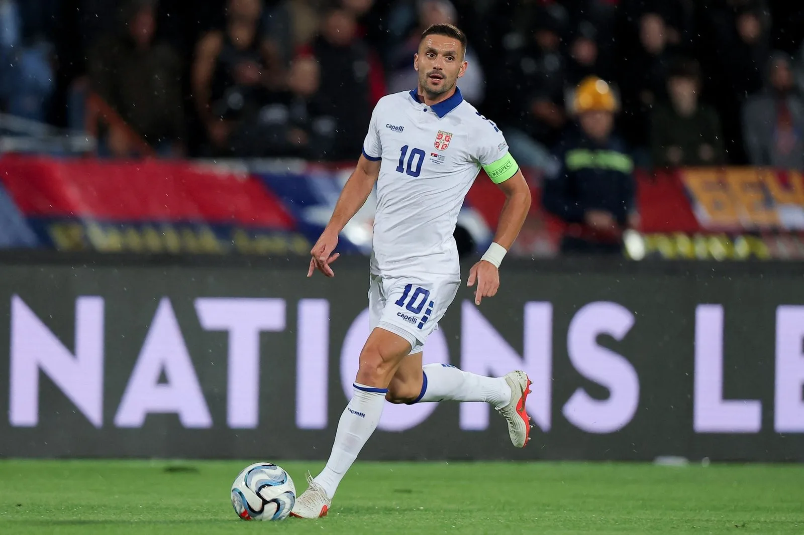 Serbia midfielder Dusan Tadic
