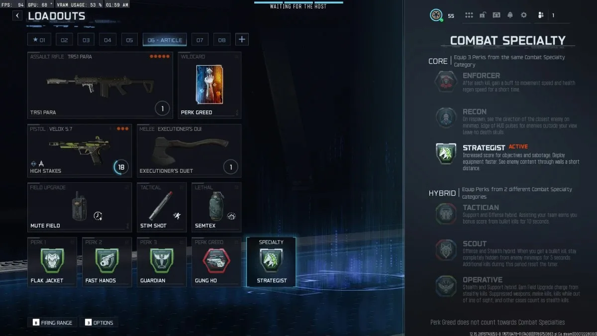 a TR51 Para Black Ops 7 class setup
