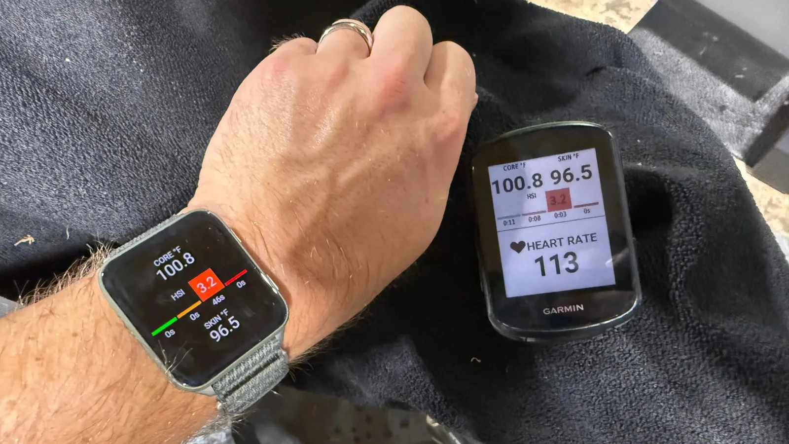 The Core 2 is a product designed to aid in heat training.
