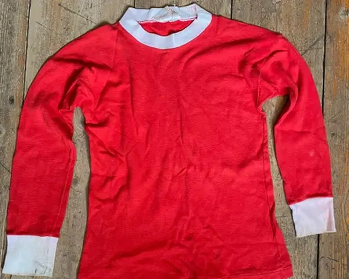 Simon Crompton’s Manchester United shirt from 1967.