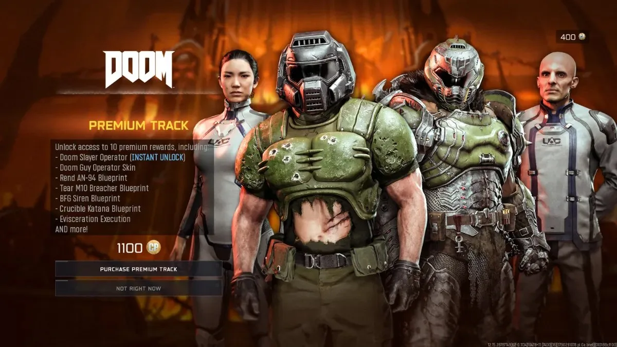 DOOM Event Pass Premium Track price in BO7 and Warzone