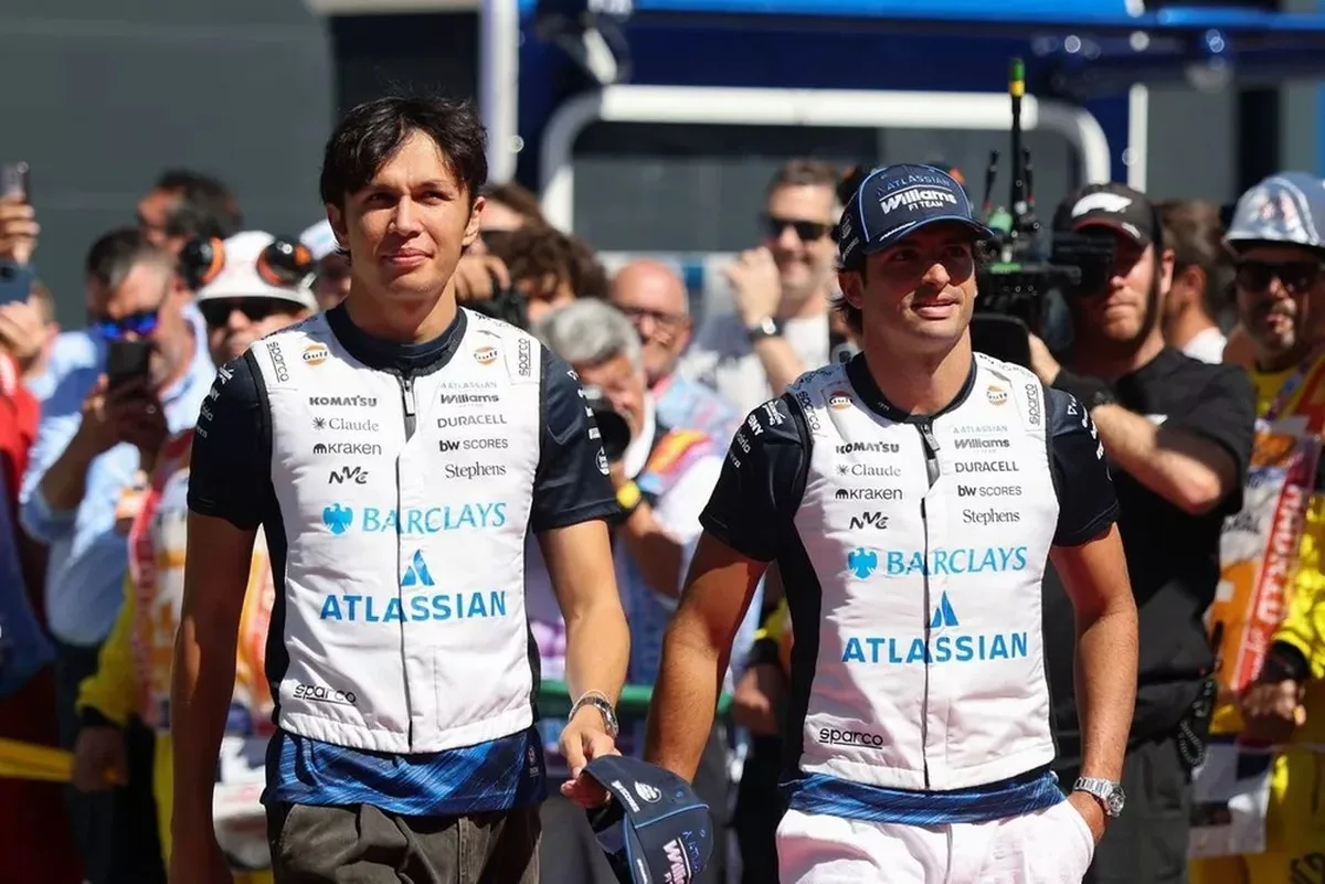 Alexander Albon, Williams, Carlos Sainz, Williams