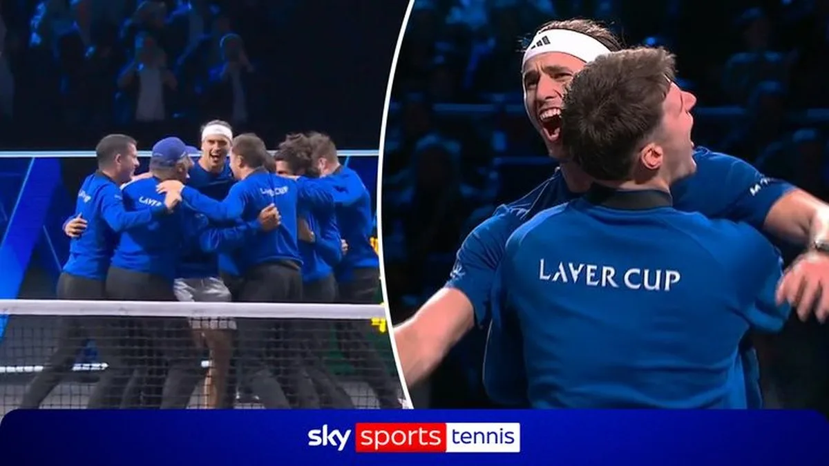 Laver Cup: US Open şampiyonu Alexander Zverev, Londra O2'de Team Europe'ın kupasını geri aldı