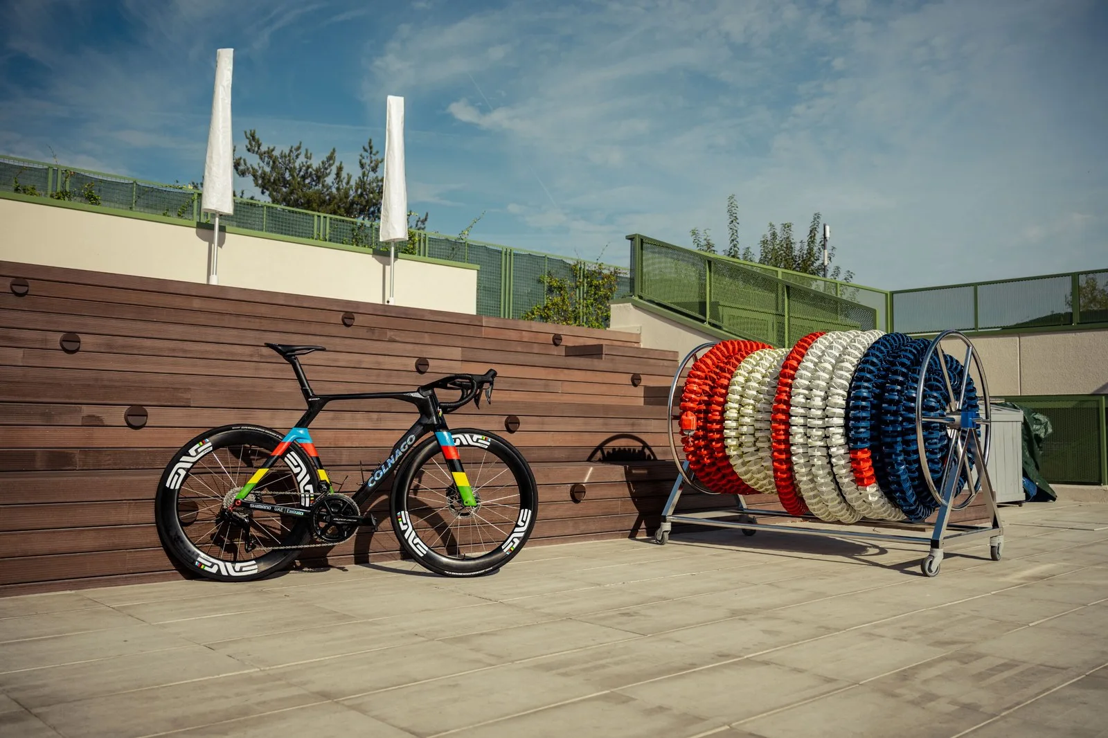 Colnago unveils custom Y1Rs for the newly-crowned world champ