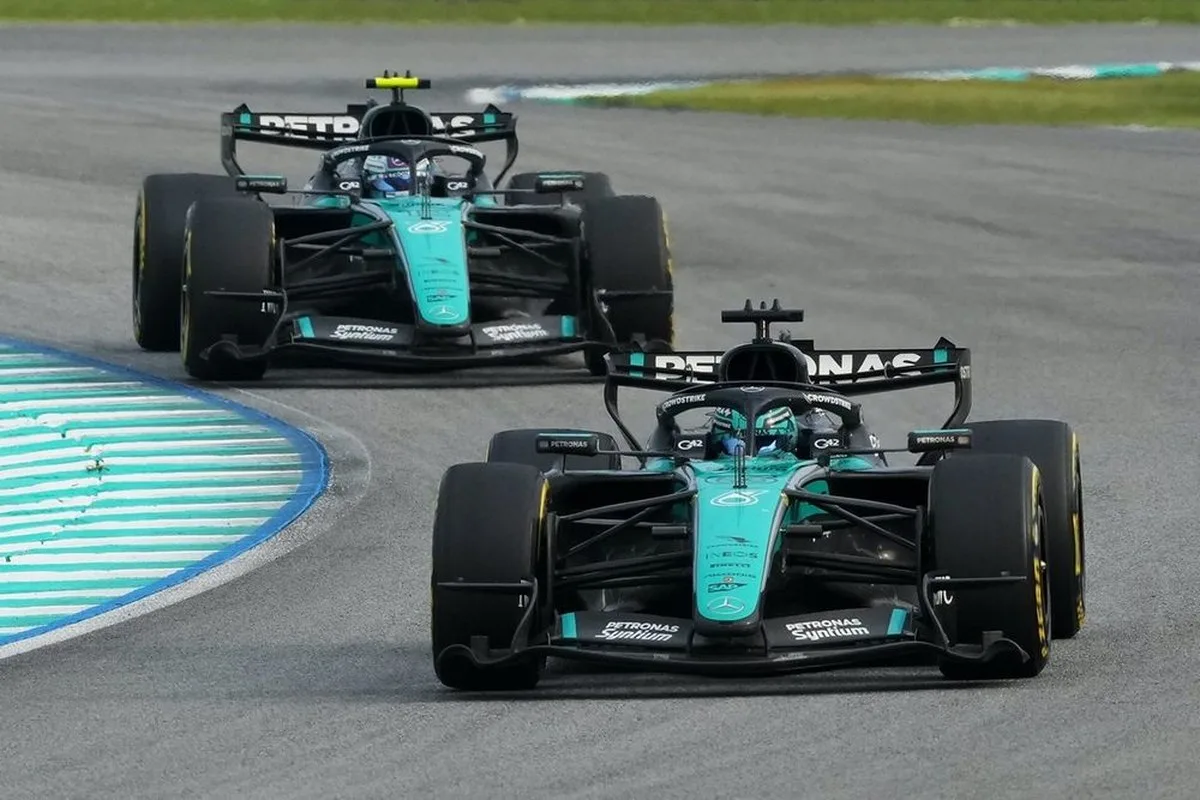 Andrea Kimi Antonelli, Mercedes, George Russell, Mercedes