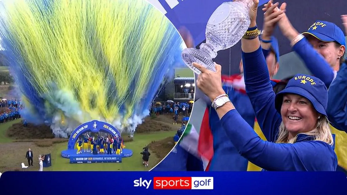 Solheim Kupası'nda Avrupa'nın baş antrenörü Anna Nordqvist zafer sonrası övüldü; 2028'de tekrar bu g