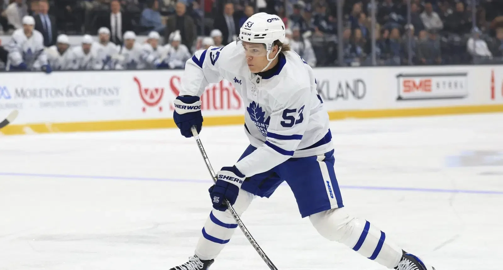 Toronto Maple Leafs left winger Easton Cowan had a harsh assessment of his own performance in a 5-2 loss to the Calgary Flames.