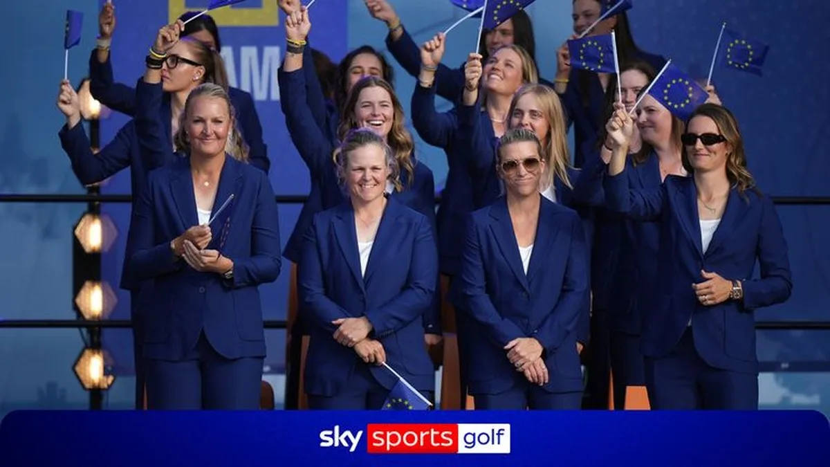 Solheim Kupası'nda Avrupa'nın baş antrenörü Anna Nordqvist zafer sonrası övüldü; 2028'de tekrar bu g