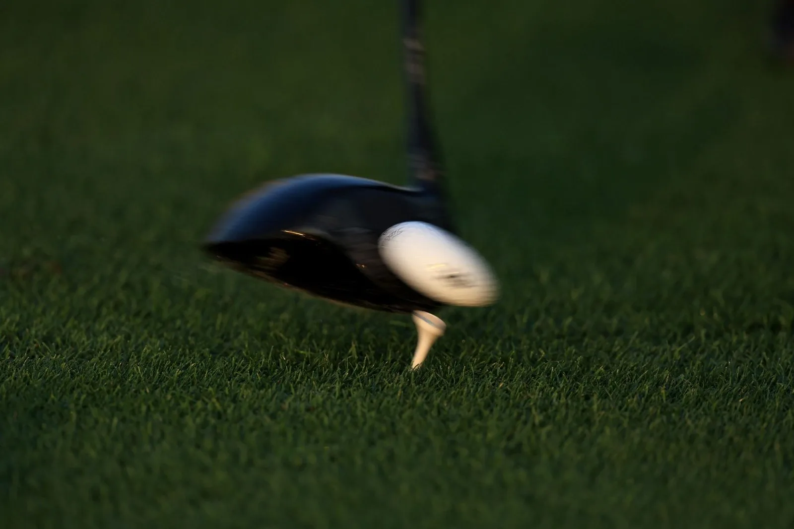 Driver close up at impact