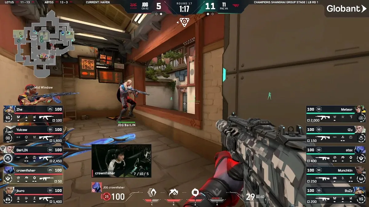 JD GAMING vs T1 on Haven in VALORANT Champions 2026