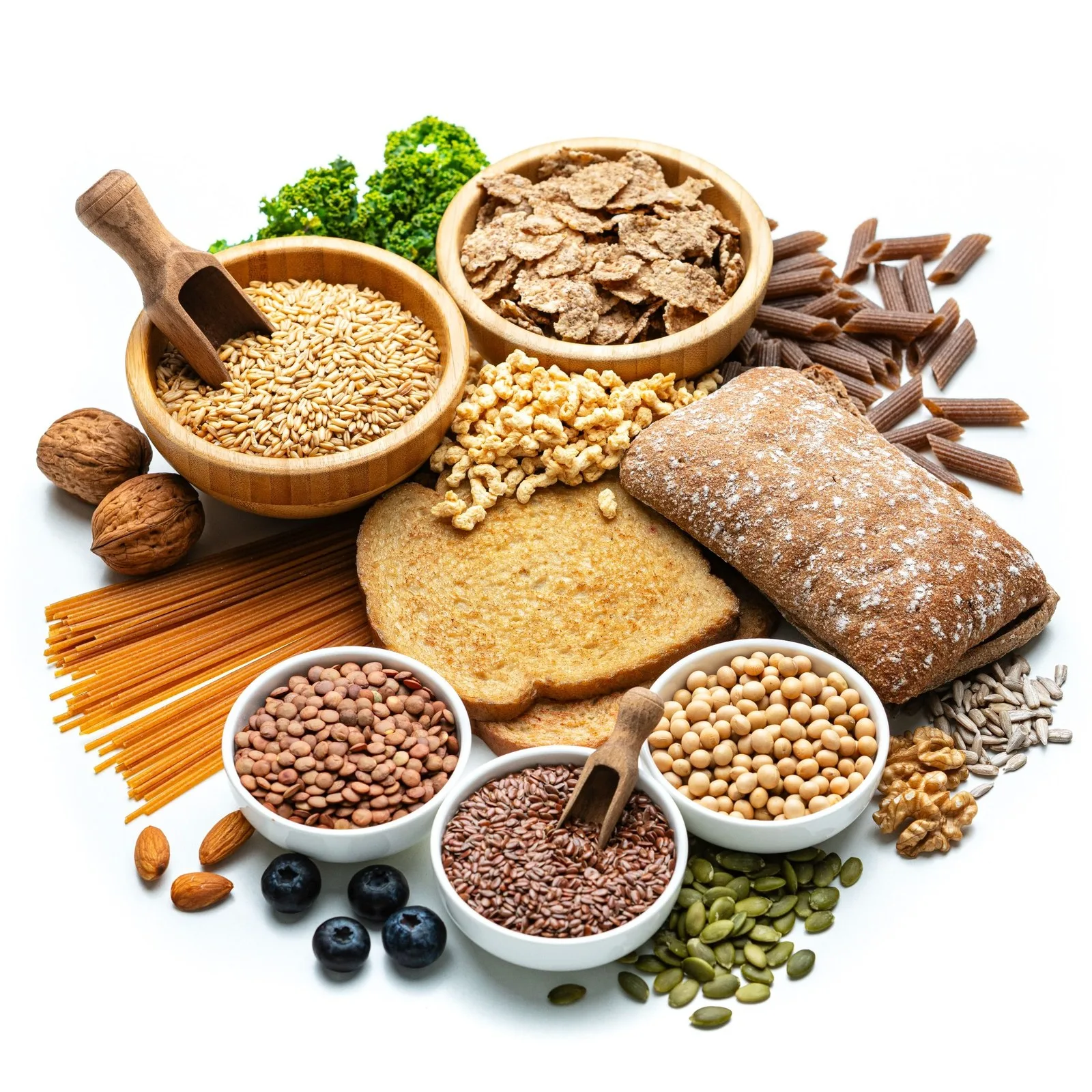 A spread of fibre sources