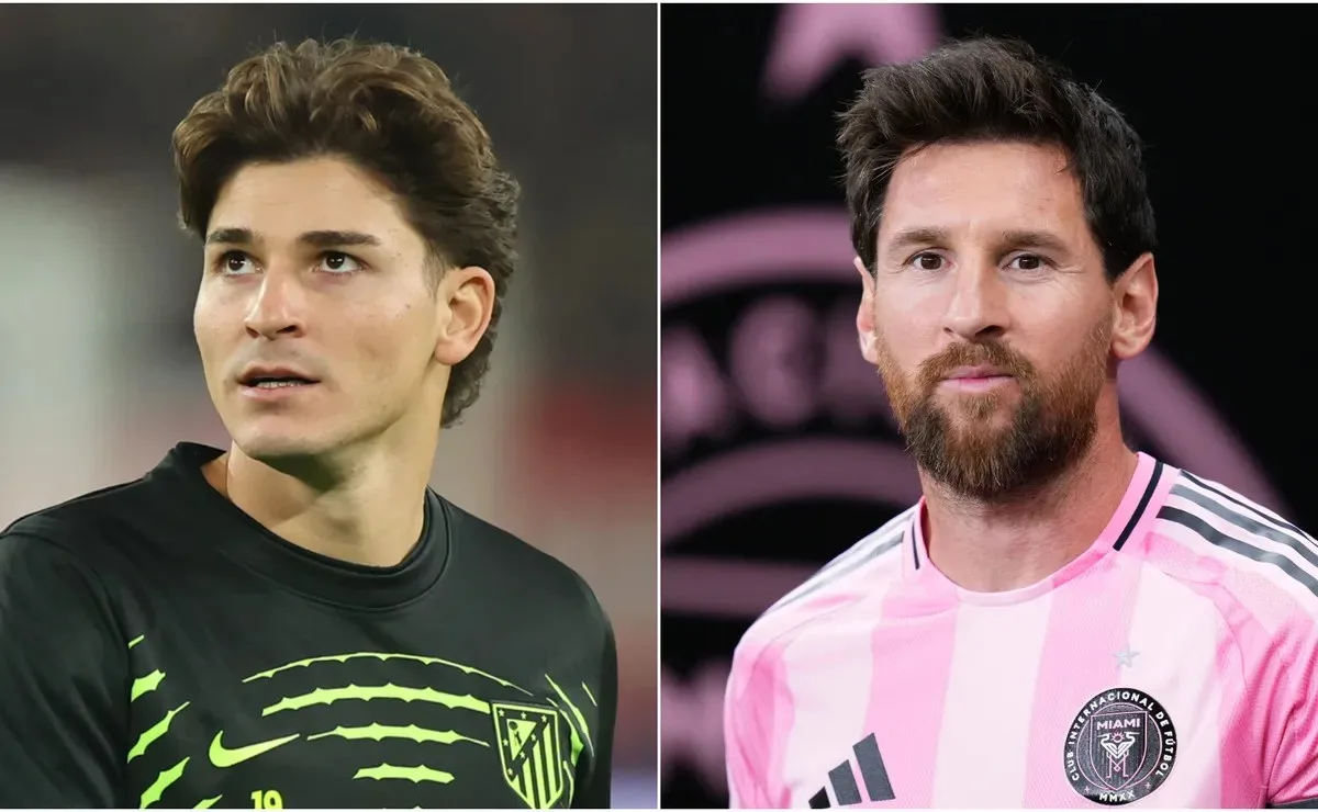 Julian Alvarez and Lionel Messi.