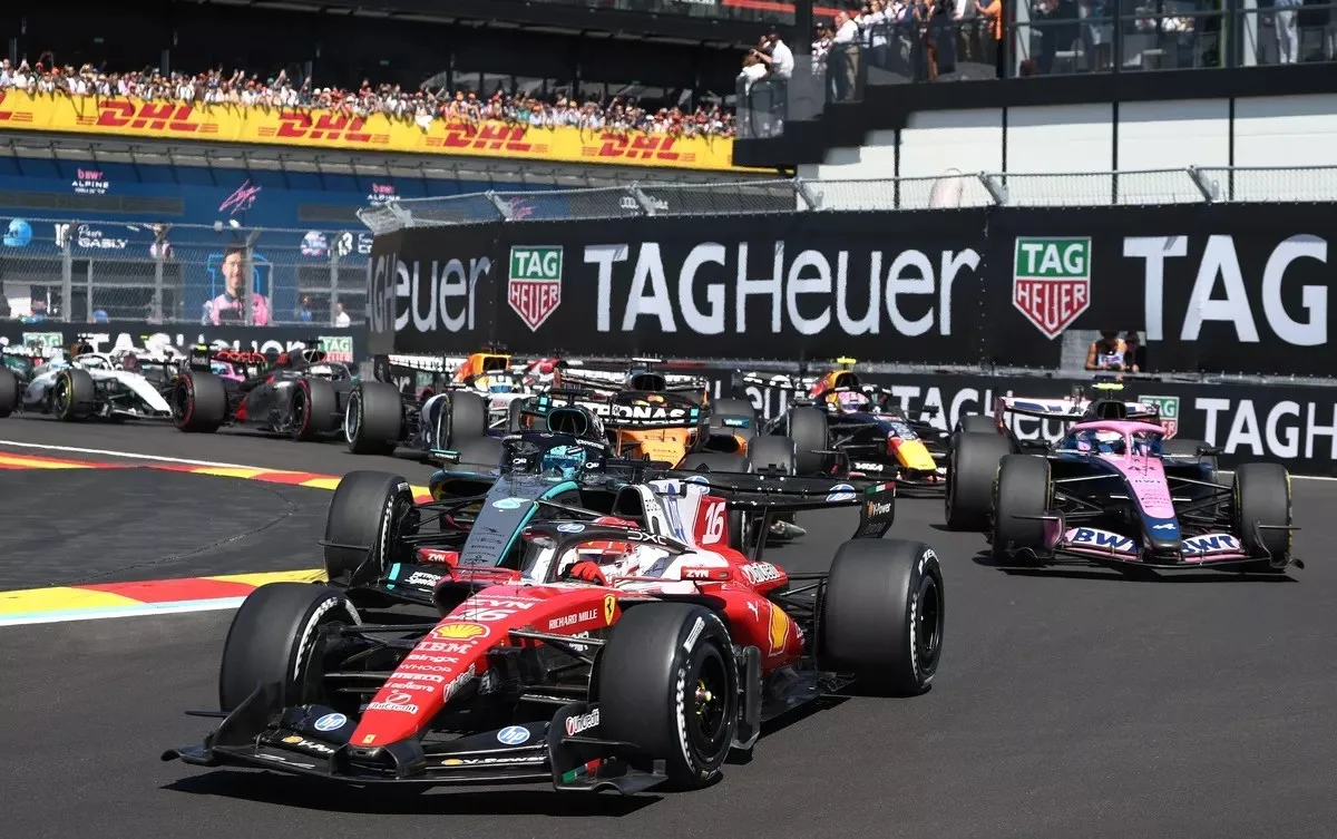 Franco Colapinto, Alpine, Charles Leclerc, Ferrari, George Russell, Mercedes
