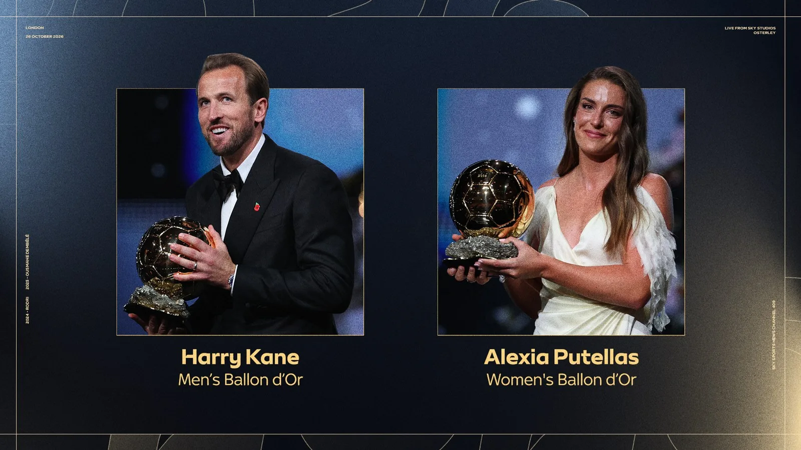 Harry Kane 2026 Ballon d'Or'ü Kazandı: Bayern Munich Forveti, 25 Yılda İlk İngiliz Kazanan Oldu